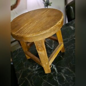 Rustic Wooden Stool